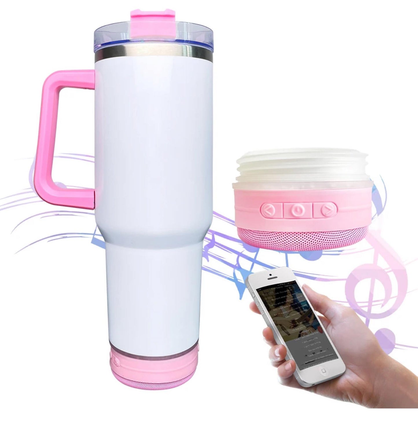 40oz Bluetooth Sublimation Tumblers