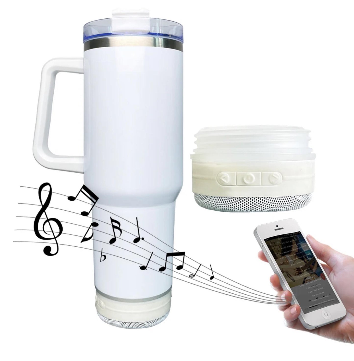 40oz Bluetooth Sublimation Tumblers