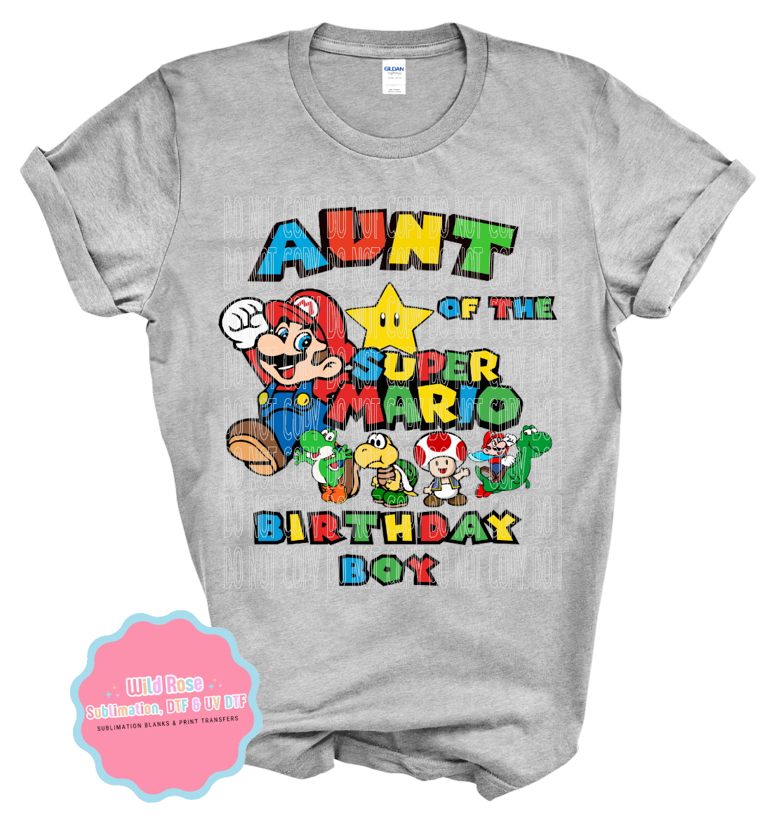 Birthday Boy-Super Mario Bros-Aunt