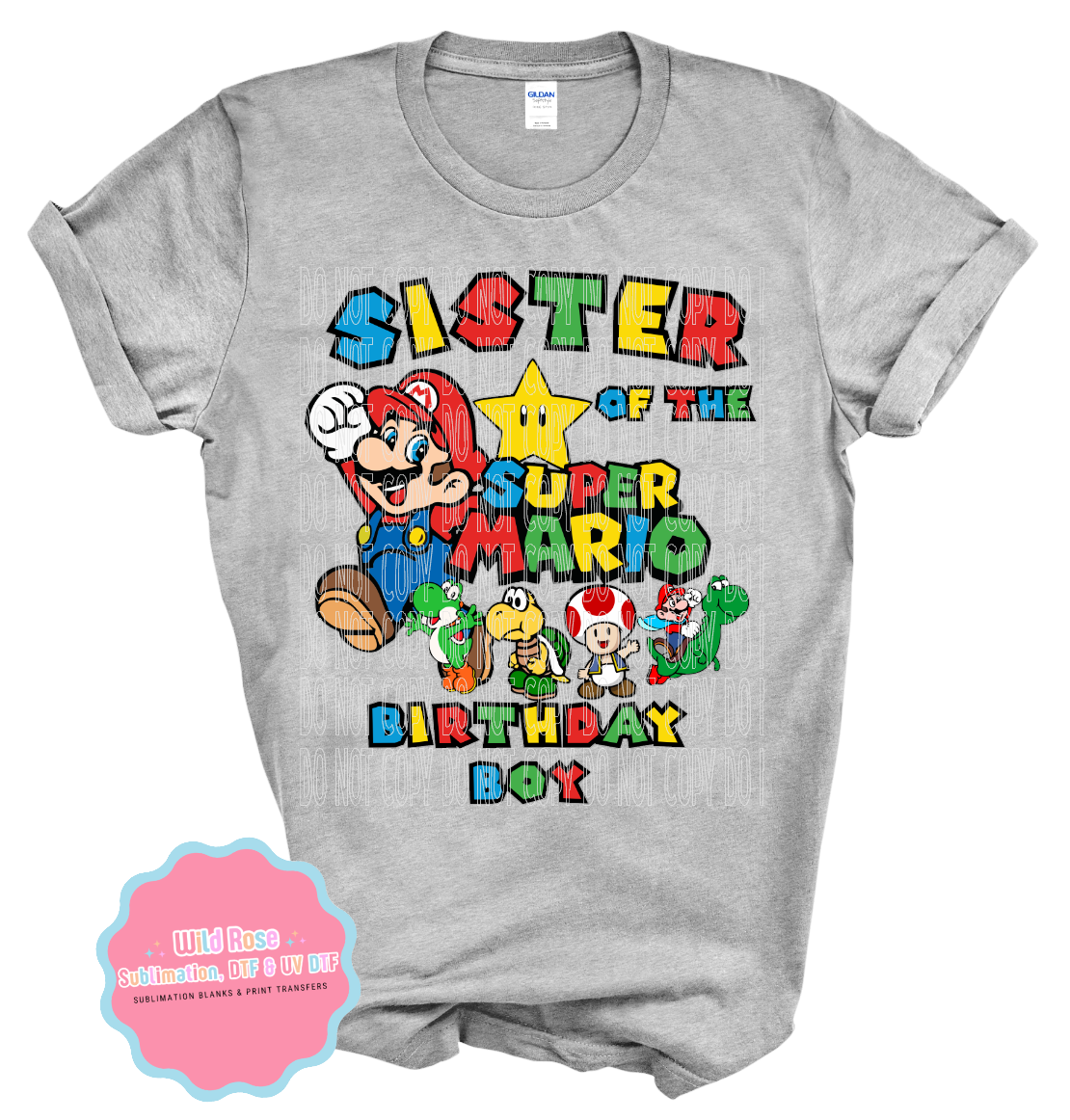Birthday Boy-Super Mario Bros-Sister