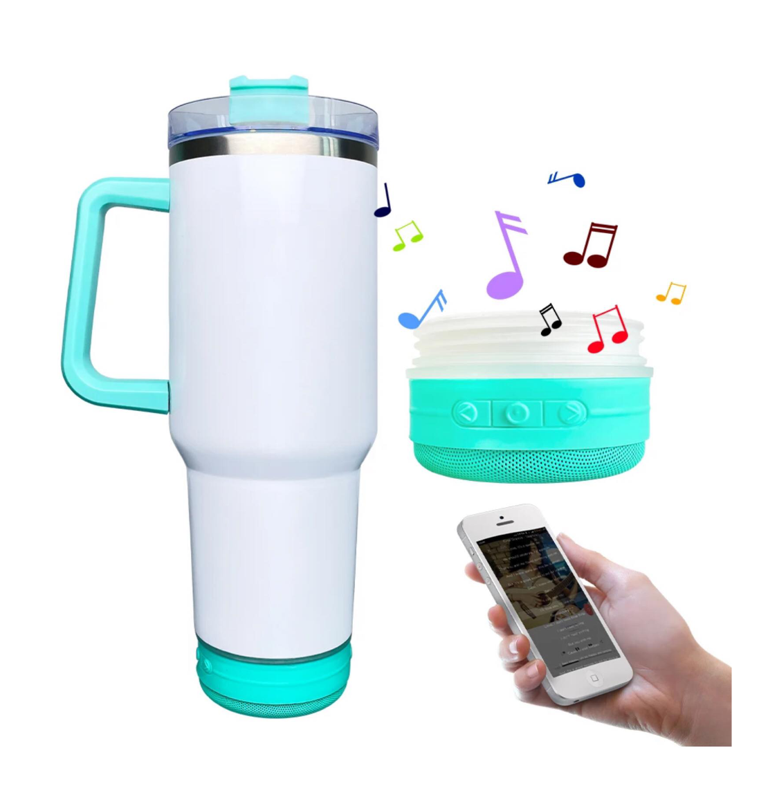 40oz Bluetooth Sublimation Tumblers