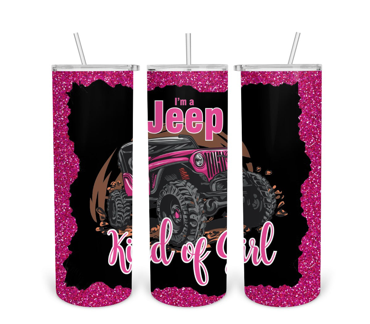 Jeep Kind Of Girl 1-Tumbler Digital Design – Wild Rose Sublimation, DTF ...