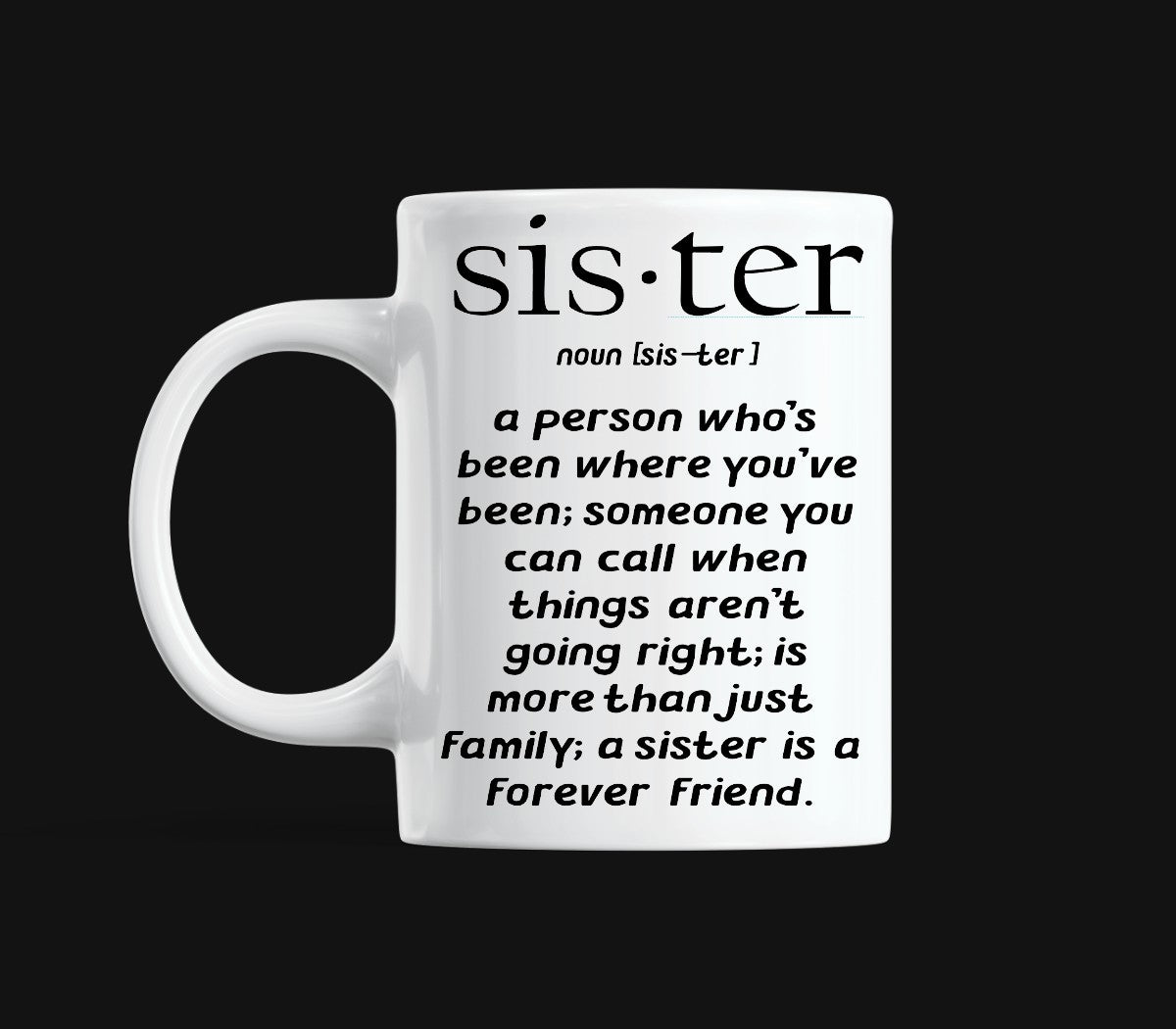 Sister Mug Print Transfer